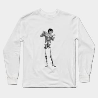 Skeleton Woman Long Sleeve T-Shirt